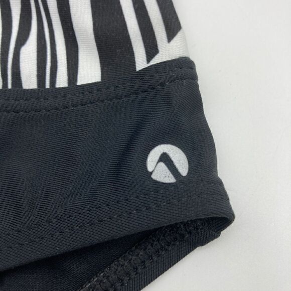 Next Malibu Surf One Piece Black/White Zebra Print Swimsuit Size S/M Like New - Picture 5 of 11